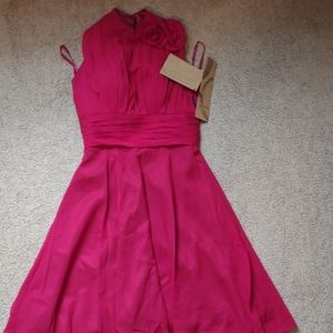 New w tags Burgundy Cocktail Dress - Size 8